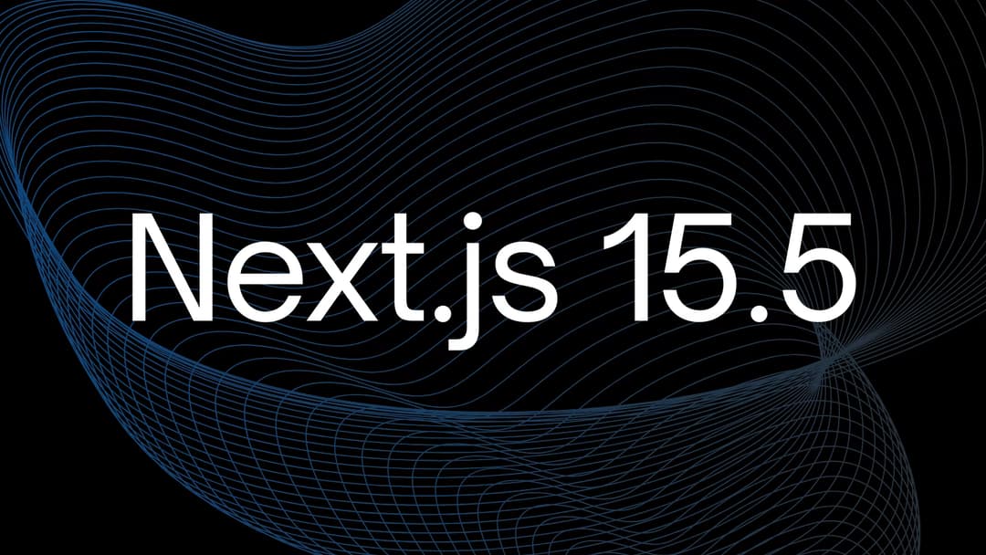 Next.js 15.5 release update