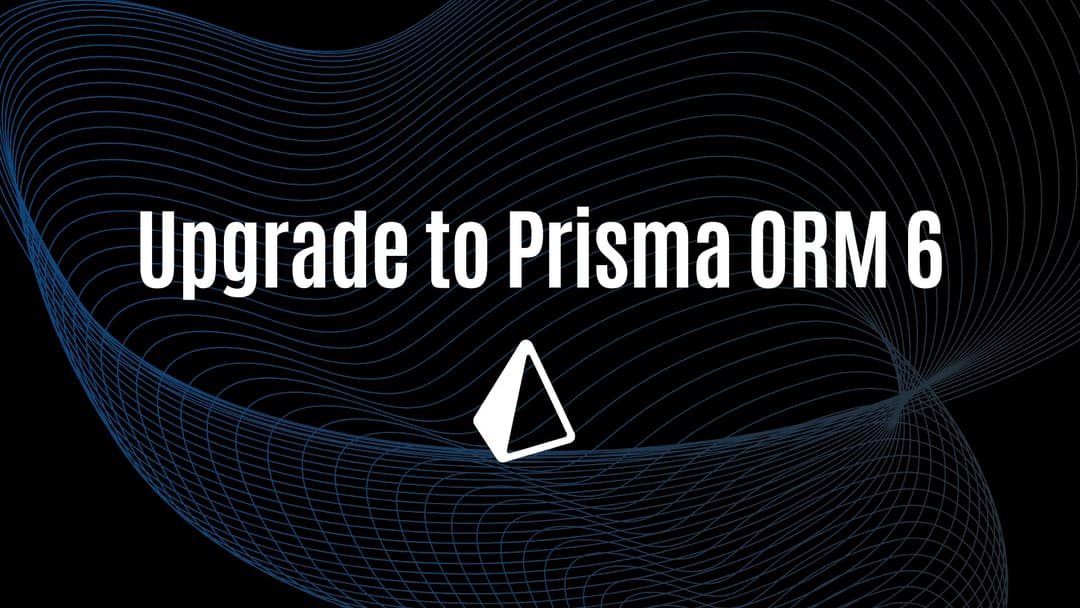 Prisma 6 migration code example with terminal and file structure